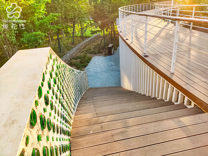 無廢公園竹木臺(tái)階