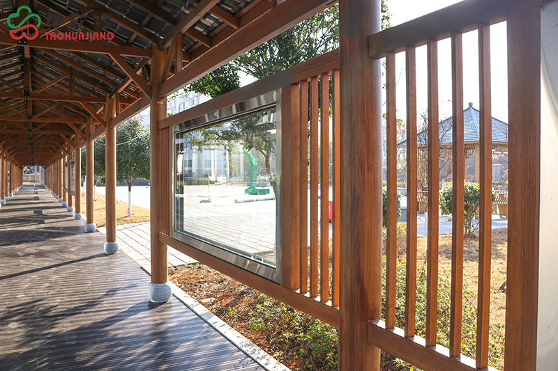 竹裝配式文化連廊